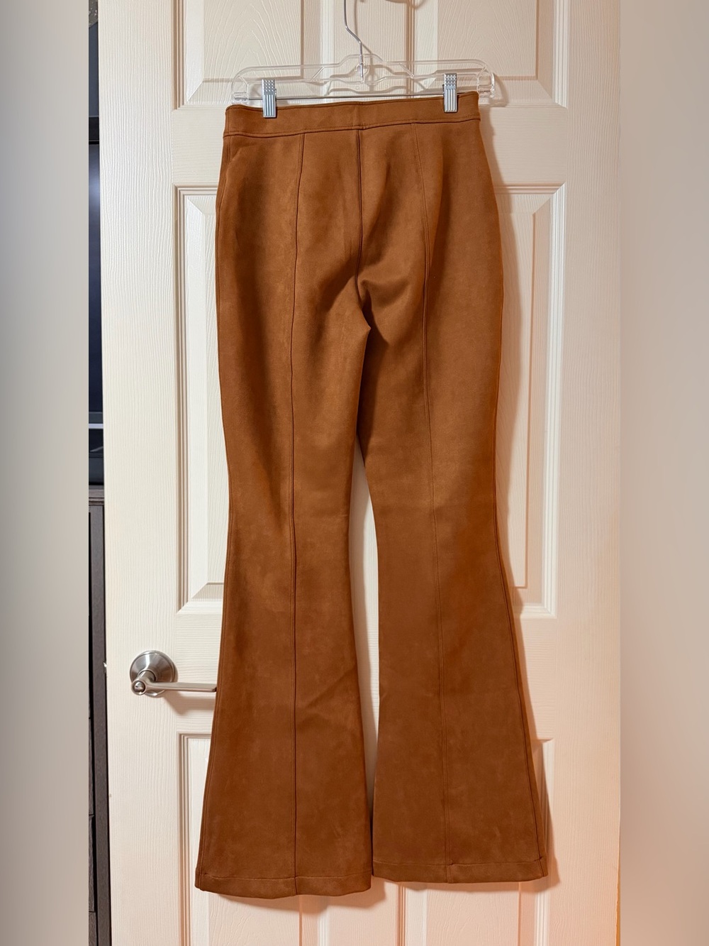 SPANX Faux Suede Flare Pants - Picture 4 of 9